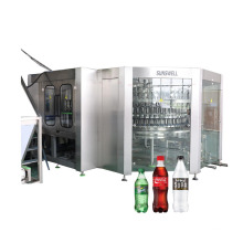 Carbonated Washing Filling Capping Bottling Plant